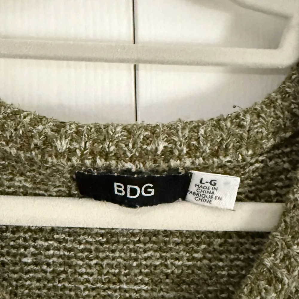 BDG Green Knitted Sweater